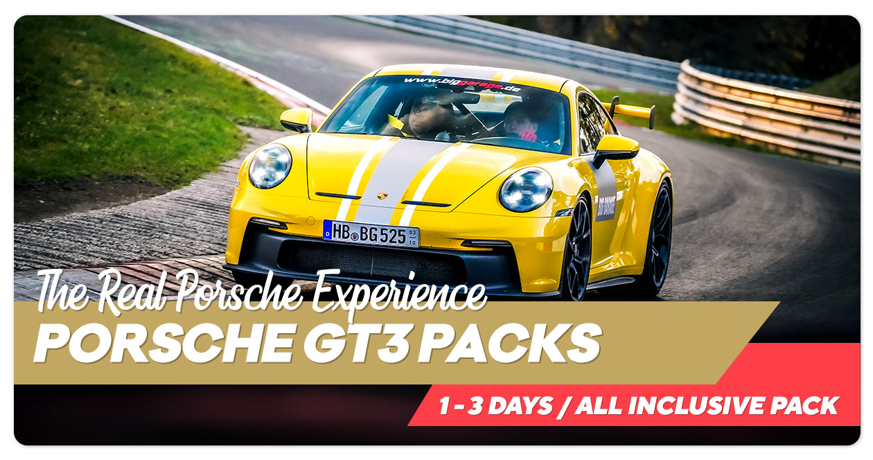 Racing Experience with Porsche GT3 for 1-3 days Racing Experience with Porsche GT3 for 1-3 days