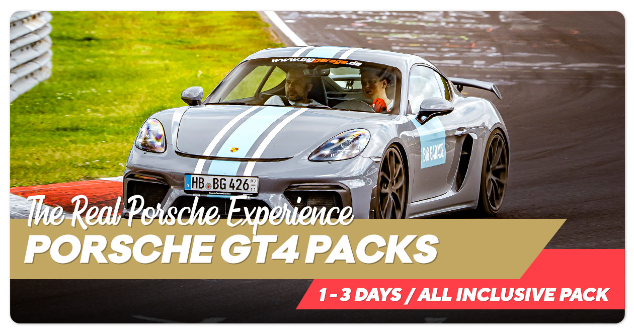 Racing Experience with Porsche Cayman GT4 for 1-3 days Racing Experience with Porsche Cayman GT4 for 1-3 days