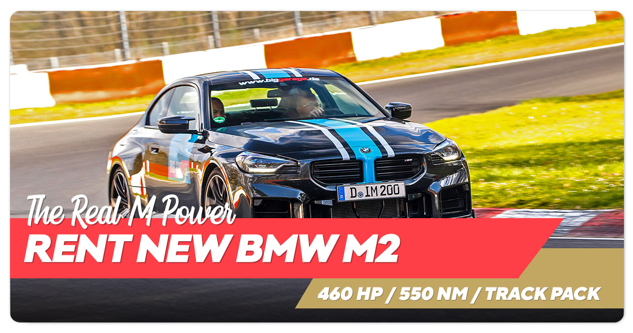 Rent and drive a New BMW M2 at the Nürburgring Rent and drive a New BMW M2 at the Nürburgring