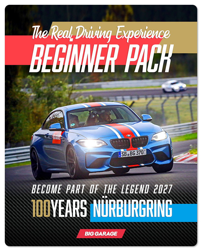 First Time package for beginners at the Nürburgring First Time package for beginners at the Nürburgring